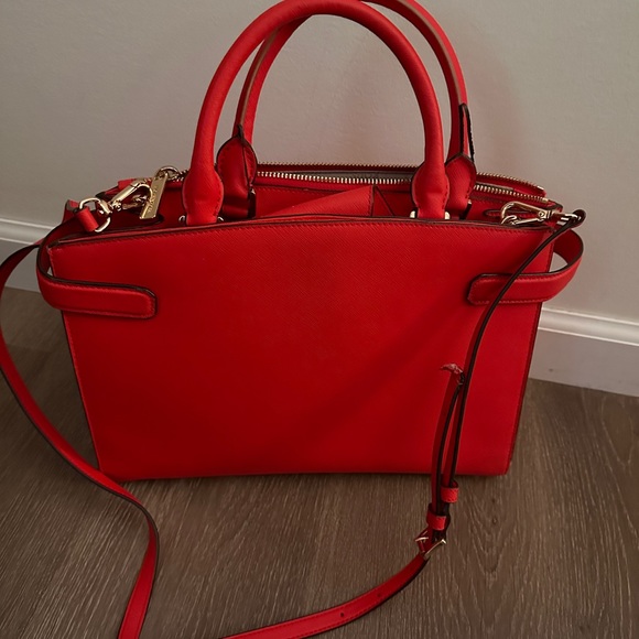 Michael Kors Genuine Red Leather Handbag - Picture 5 of 5